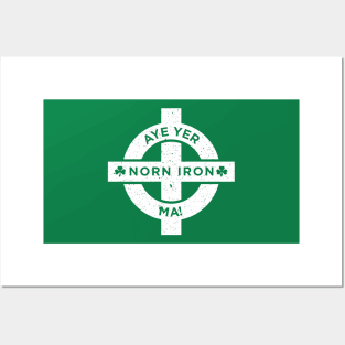 Northern Ireland - Norn Iron Football Aye Yer Ma Posters and Art